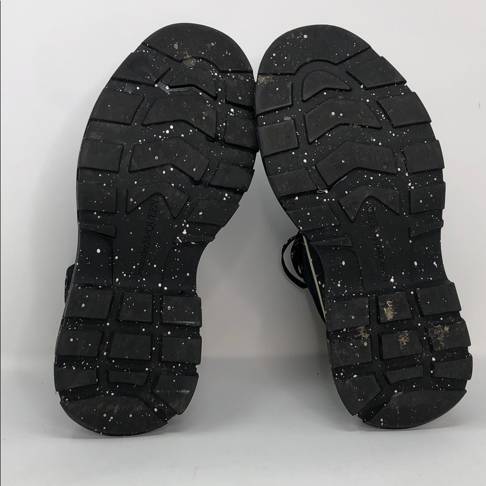 Alexander McQueen Paint Tread Slick High Black 682413 Men’s Sneakers - Size 41 - Picture 13 of 13
